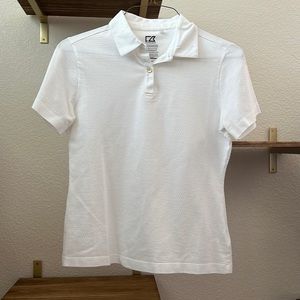 Cutter & Buck white golf polo